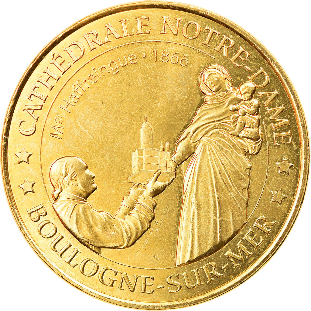 France, Token, Touristic token, Boulogne-sur-Mer - Cathédrale n°3, 2014, MDP