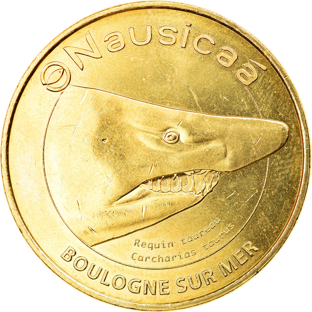 France, Jeton, Jeton Touristique, Boulogne-sur-Mer - Nausicaa n°11 - Le requin