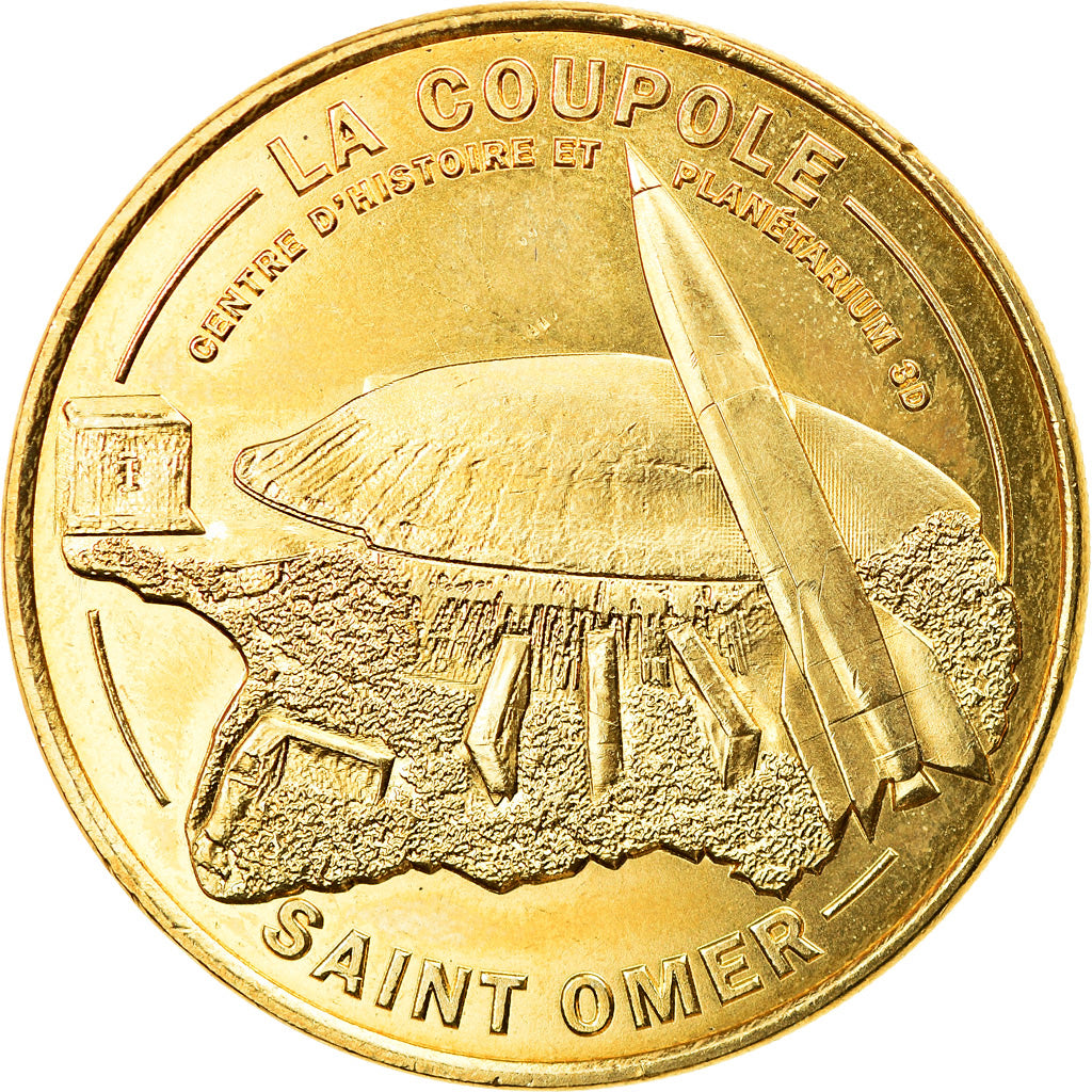 Francja, Token, Żeton turystyczny, Helfaut - La coupole n°6 - Planétarium