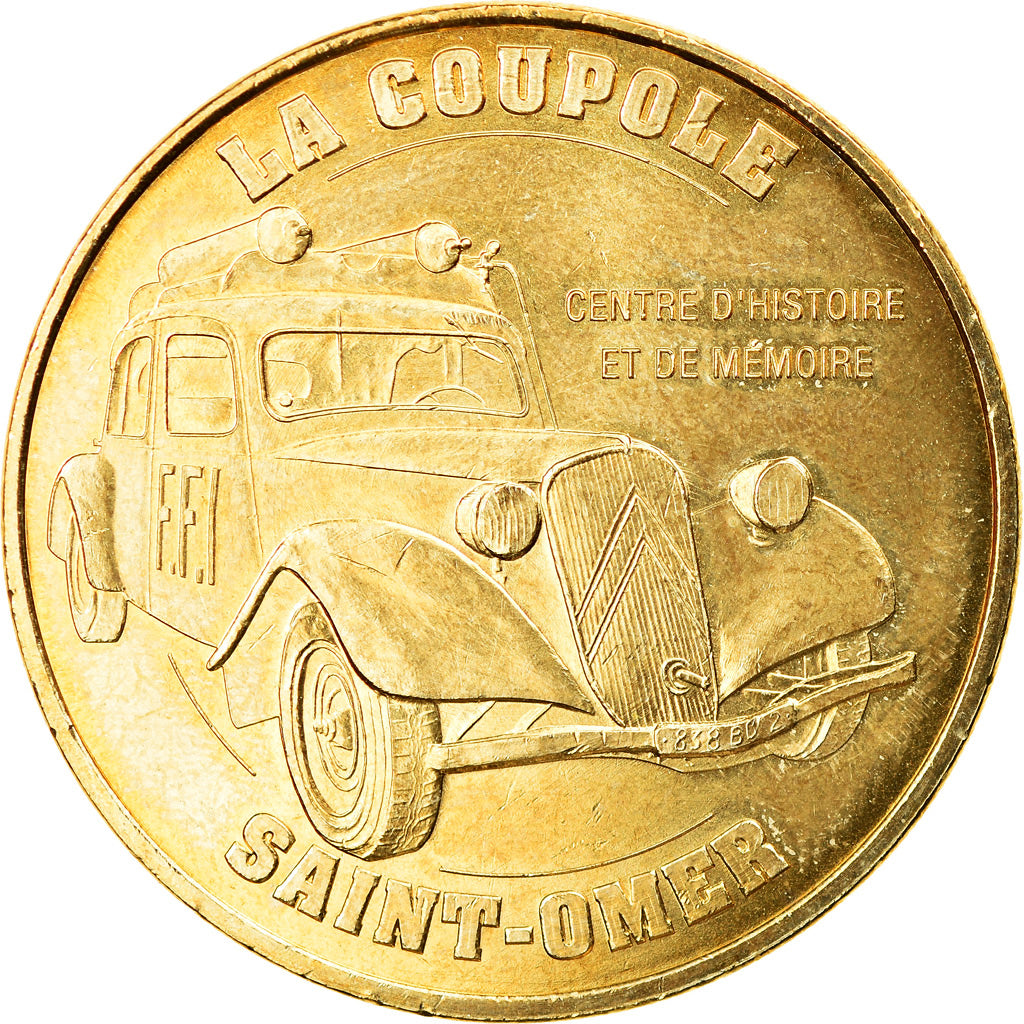 Frankreich, Token, Touristic token, Helfaut - La coupole n°3, 2010, MDP, VZ