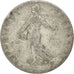 Monnaie, France, Semeuse, 50 Centimes, 1905, B+, Argent, KM:854, Gadoury:420
