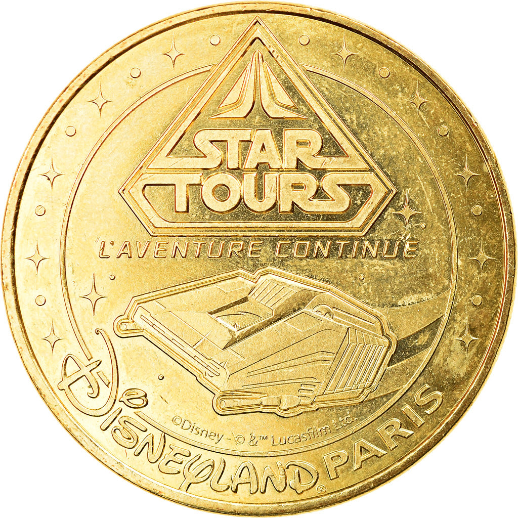 Francia, Token, Touristic token, Disneyland n°41 - Star Tours, 2017, MDP, SPL-