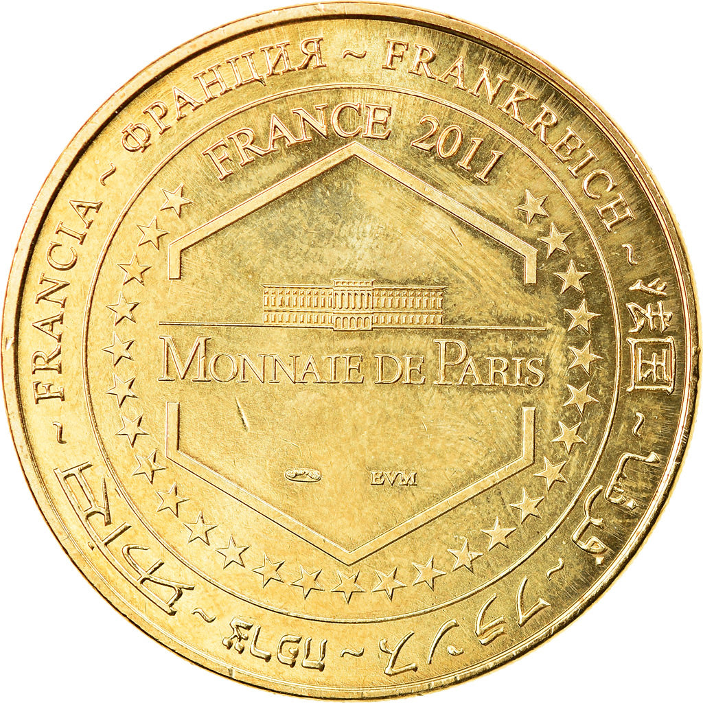 France, Token, Touristic token, Coucy - Château n°3, 2011, MDP, AU(55-58)