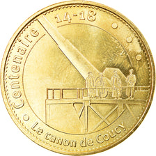 France, Token, Touristic token, Coucy - Château n°4 - Le canon, 2015, MDP