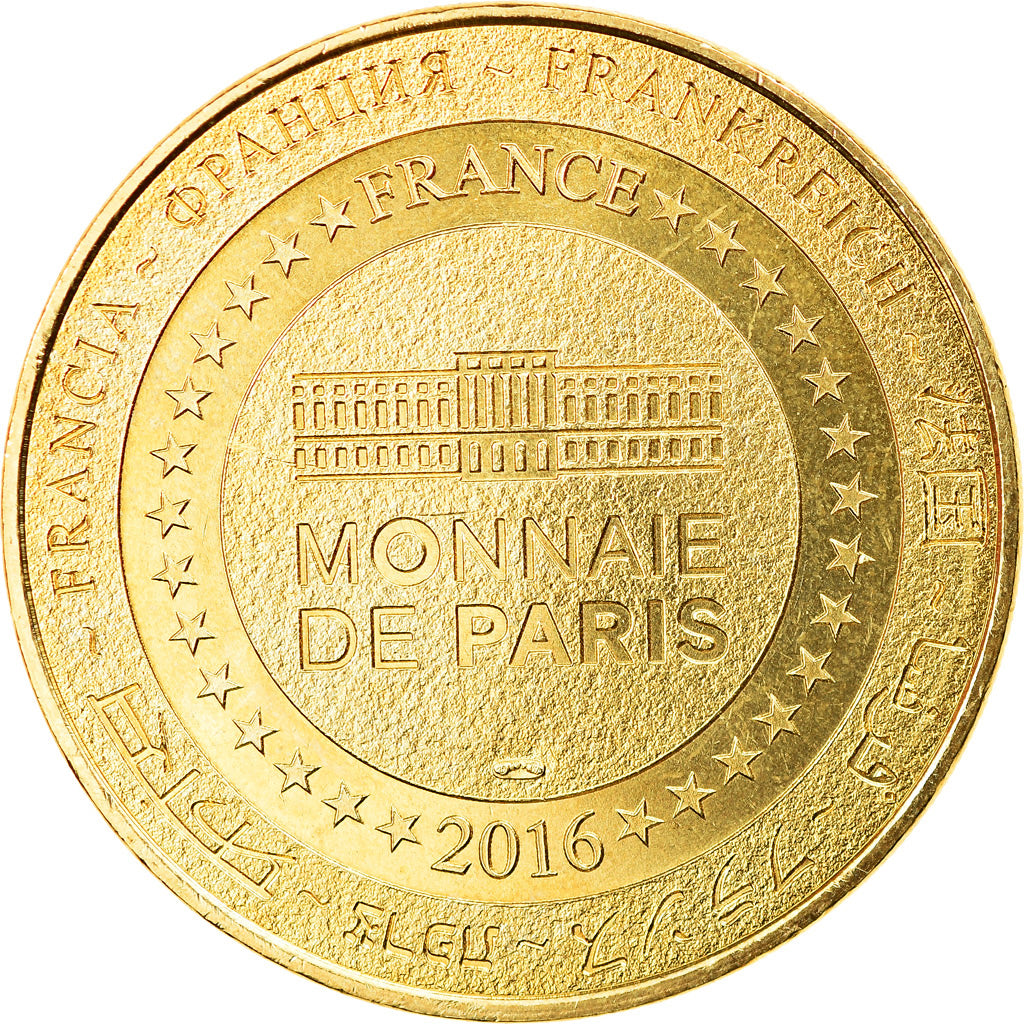 France, Token, Touristic token, 02/ Chapelle des Templiers, Laon, 2016, MDP