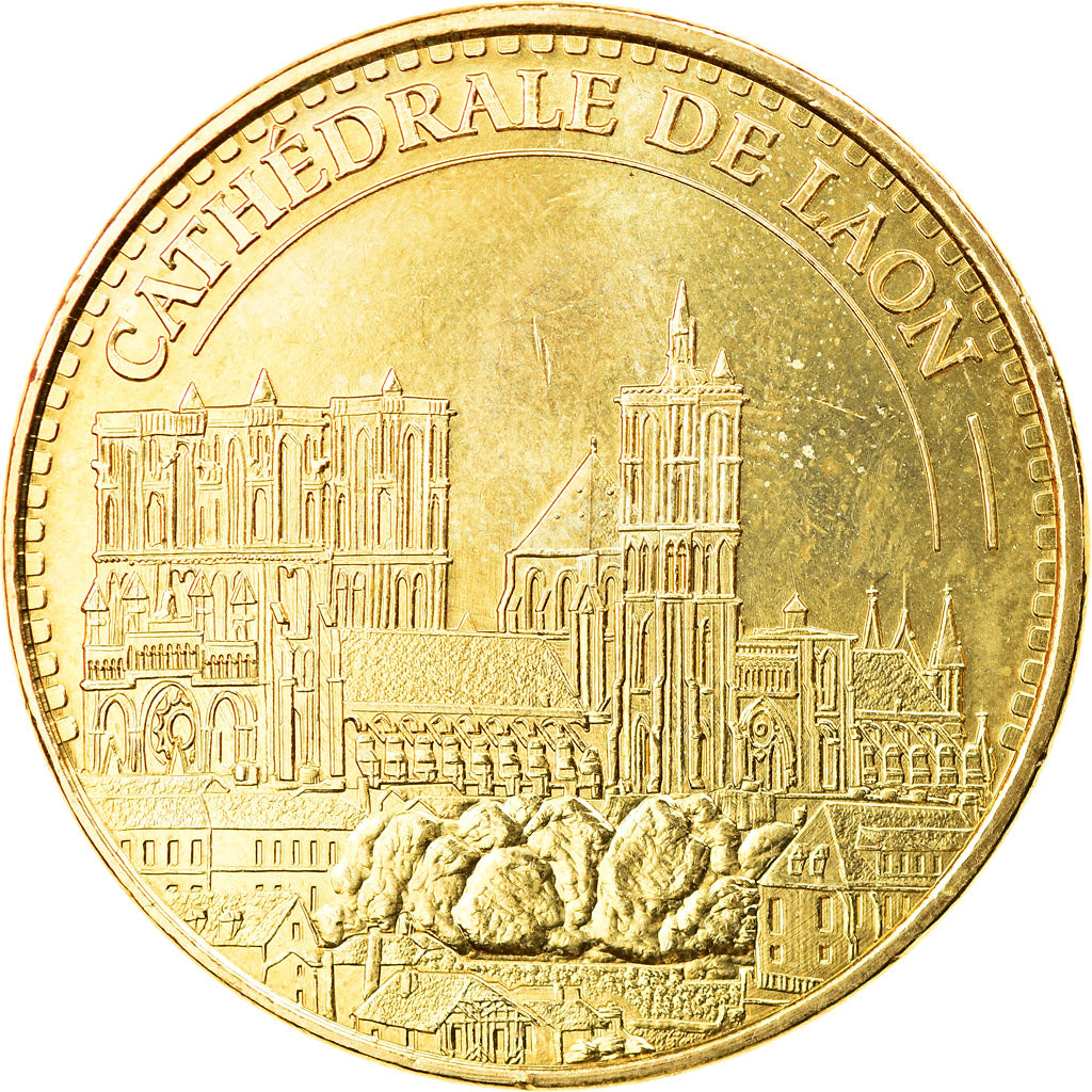 Frankreich, Token, Touristic token, Laon - Cathédrale, 2015, MDP, VZ