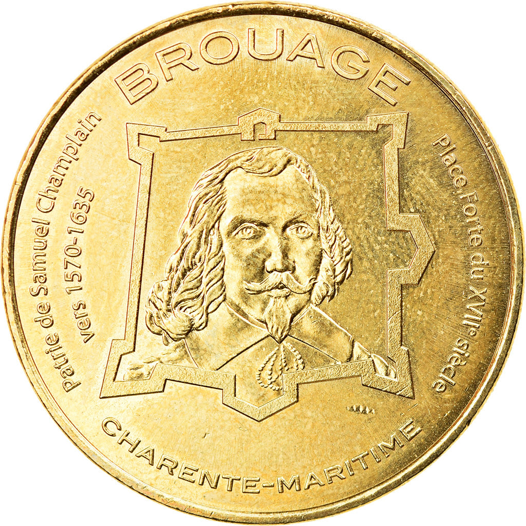 Frankreich, Token, Touristic token, 17/ Patrie de Champlain - Brouage, 2012