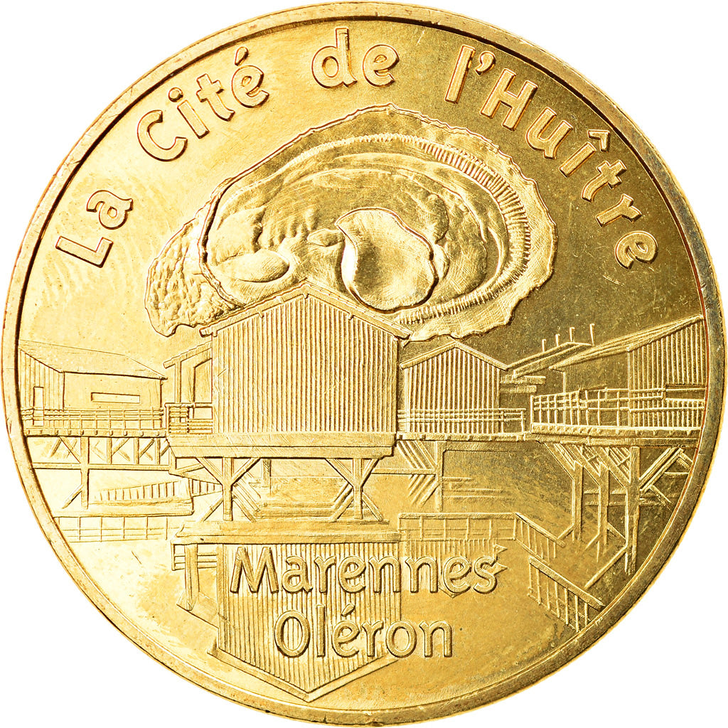 França, Token, Token turístico, Marennes - Cité de l'huitre, 2016, MDP