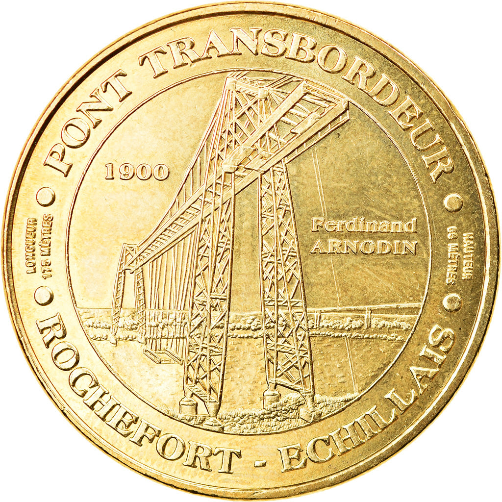 France, Token, Touristic token, Echillais - Pont Transbordeur Rochefort, 2012