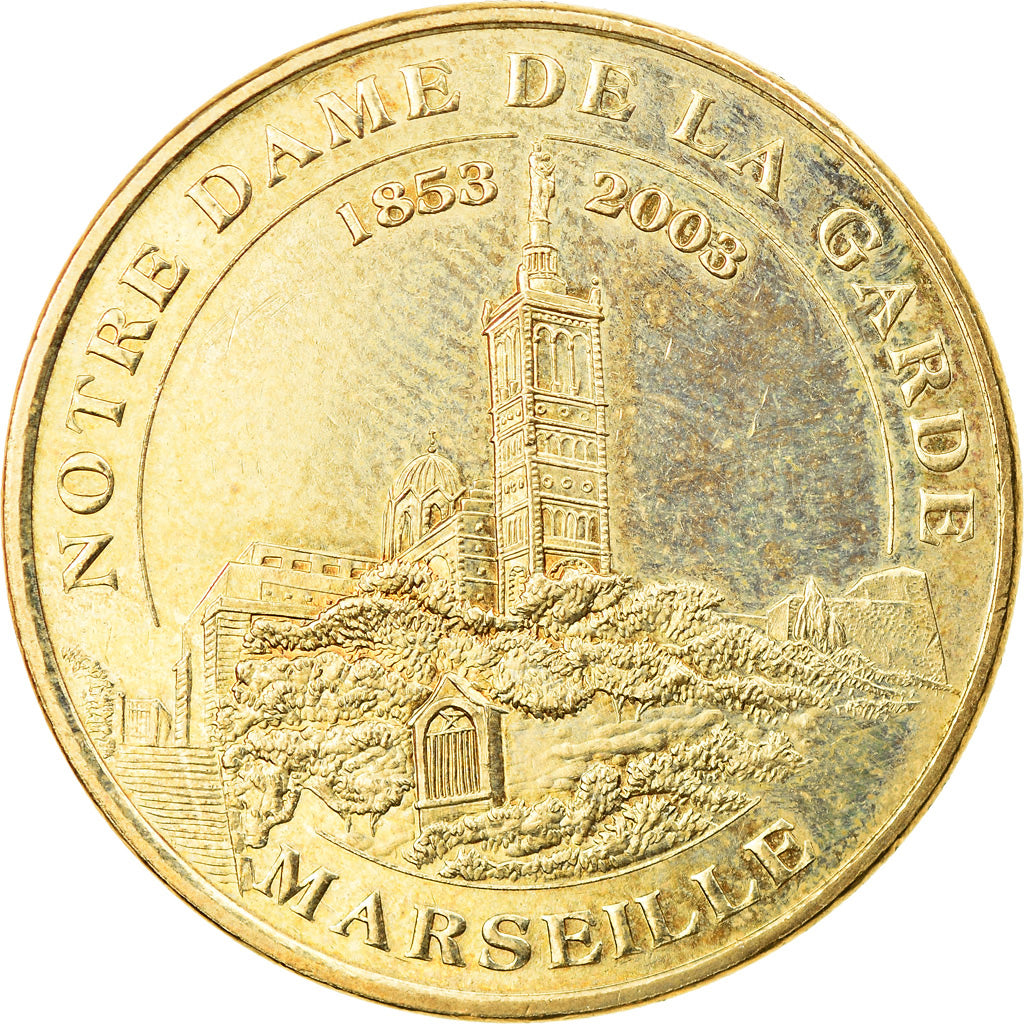 France, Token, Touristic token, Marseille - Notre Dame de la Garde n°2, 2007