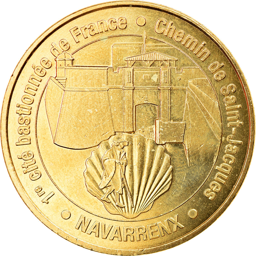 France, Token, Touristic token, 64/ Chemin de Compostelle - Navarrenx, 2010