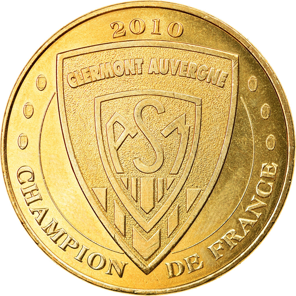 France, Token, Touristic token, Clermont-Ferrand - ASM 2010 - Champion de