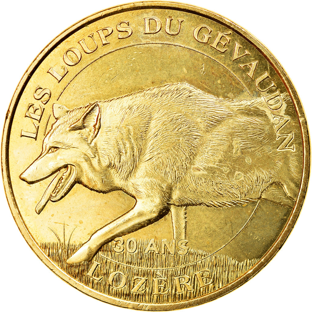 France, Token, Touristic token, Saint-Léger-de-Peyre - Les loups de Gévaudan