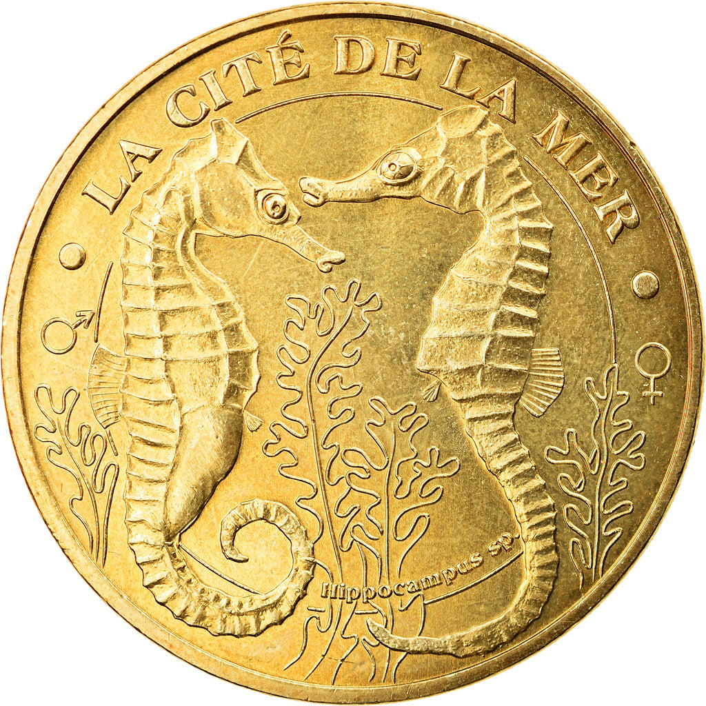 France, Token, Touristic token, Cherbourg - Cité de la mer n°4, 2010, MDP