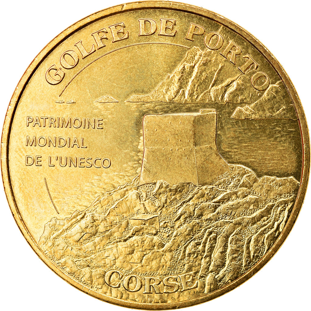 France, Token, Touristic token, Porto - Golfe - Unesco, 2010, MDP, AU(55-58)