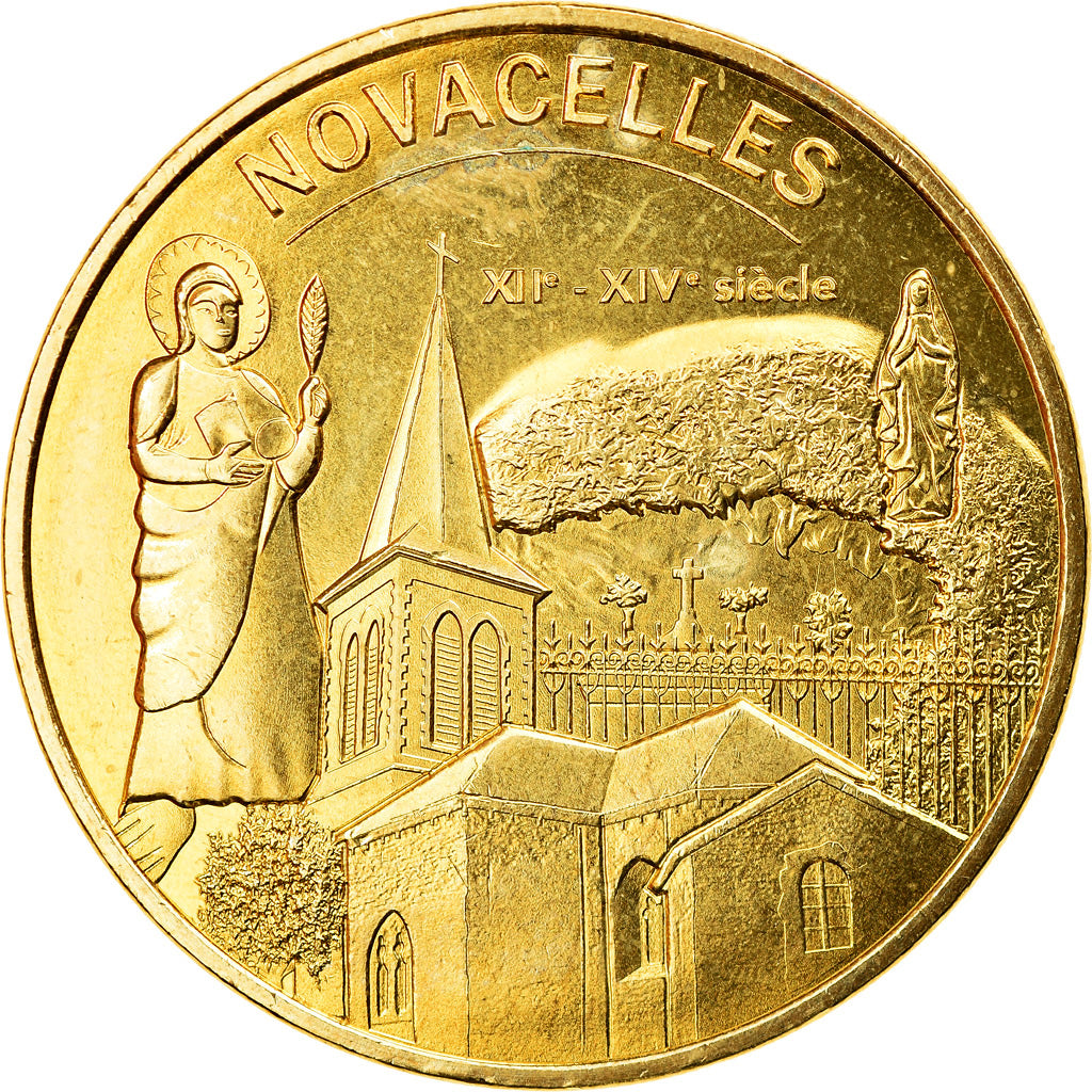 France, Token, Touristic token, Novacelles - Les grands thermes, 2015, MDP