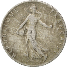Moneda, Francia, Semeuse, 50 Centimes, 1914, MBC, Plata, KM:854, Gadoury:420