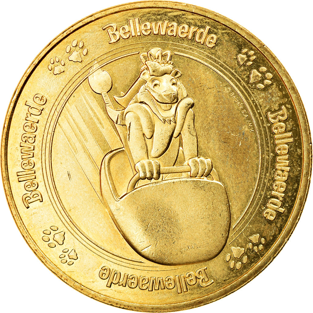 Belgium, Token, Bellewaerde-Park, 2017, MDP, AU(55-58), Cupro-nickel Aluminium