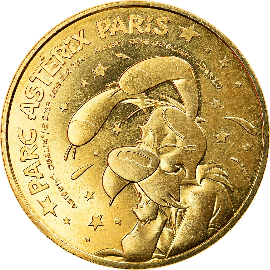 France, Token, Plailly - Parc Astérix - Idéfix, 2017, MDP, AU(55-58)