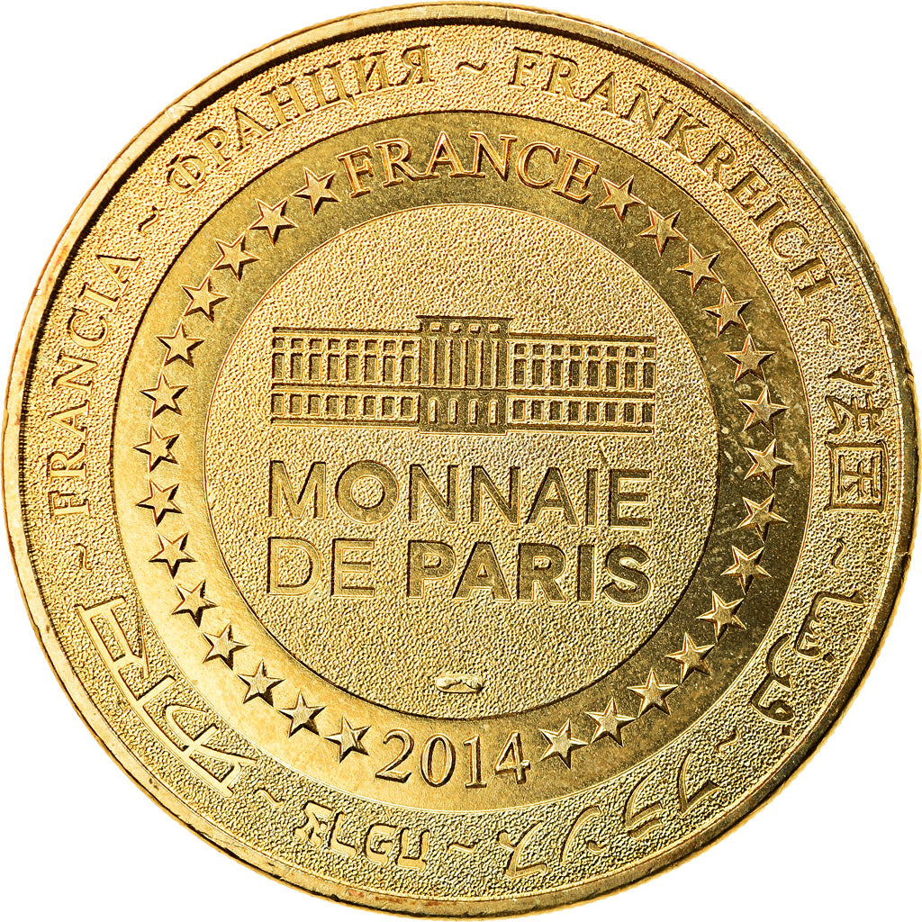 França, Token, 02/ Chemin des dames, Laon, 2014, MDP, AU(55-58), Cuproníquel