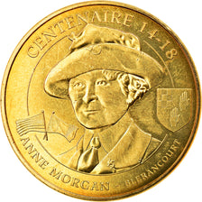 France, Token, 02/ Anne Morgan, Blérancourt, 2014, MDP, AU(55-58), Cupro-nickel