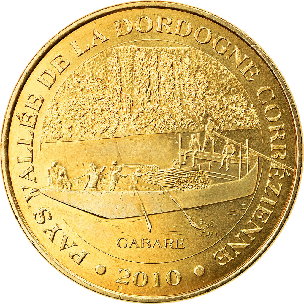 France, Token, Aubazine - Vallée de la Dordogne corrézienne - la gabare, 2010