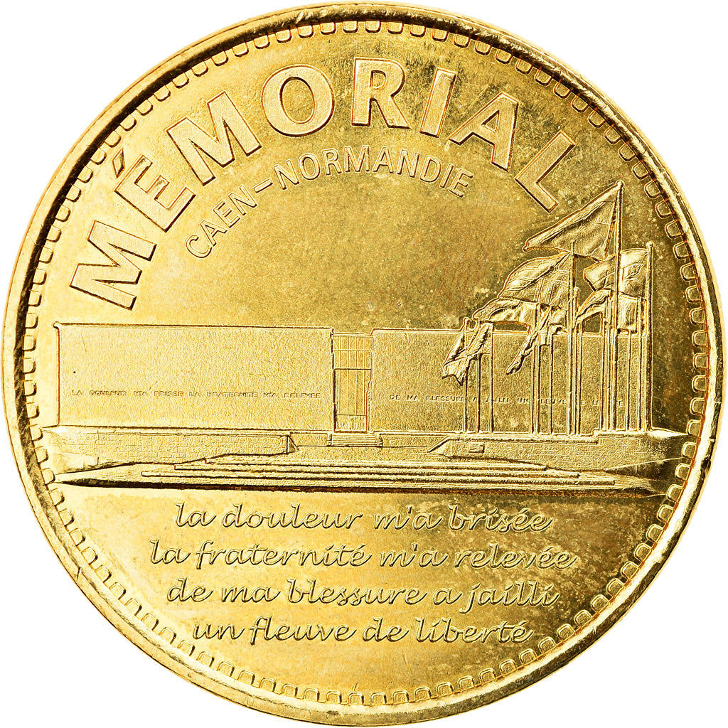 France, Token, Caen - Mémorial n°5, 2014, MDP, AU(55-58), Cupro-nickel