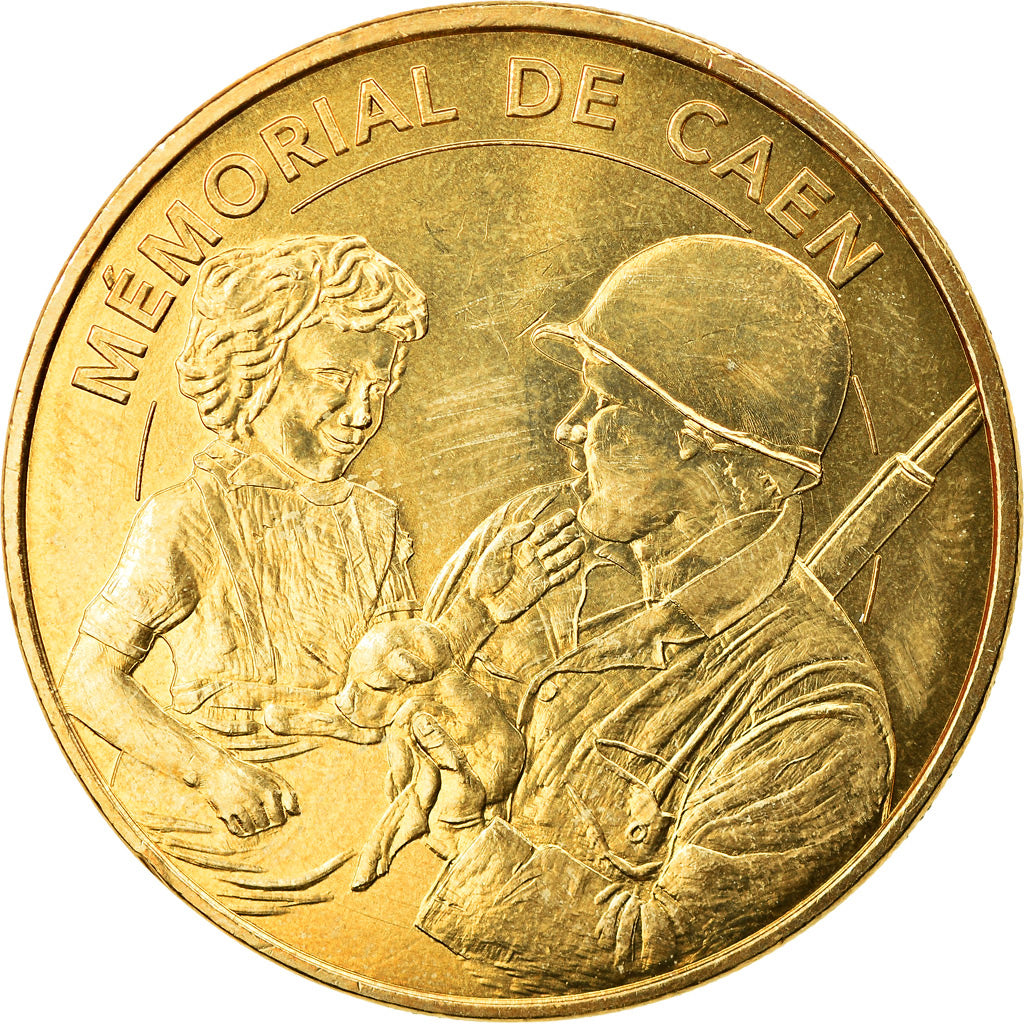Frankreich, Token, Caen - Mémorial n°4, 2010, MDP, VZ, Cupro-nickel Aluminium