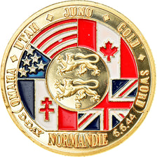 France, Token, D.Day - Sword Beach - 6 juin 1944, AU(55-58), Cupro-nickel