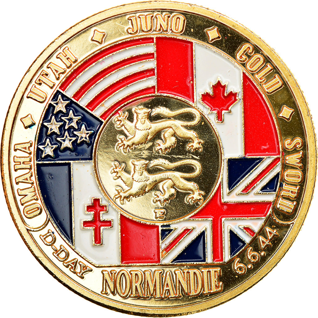 France, Token, 6 juin 1944 - D Day - Normandie, AU(55-58), Cupro-nickel