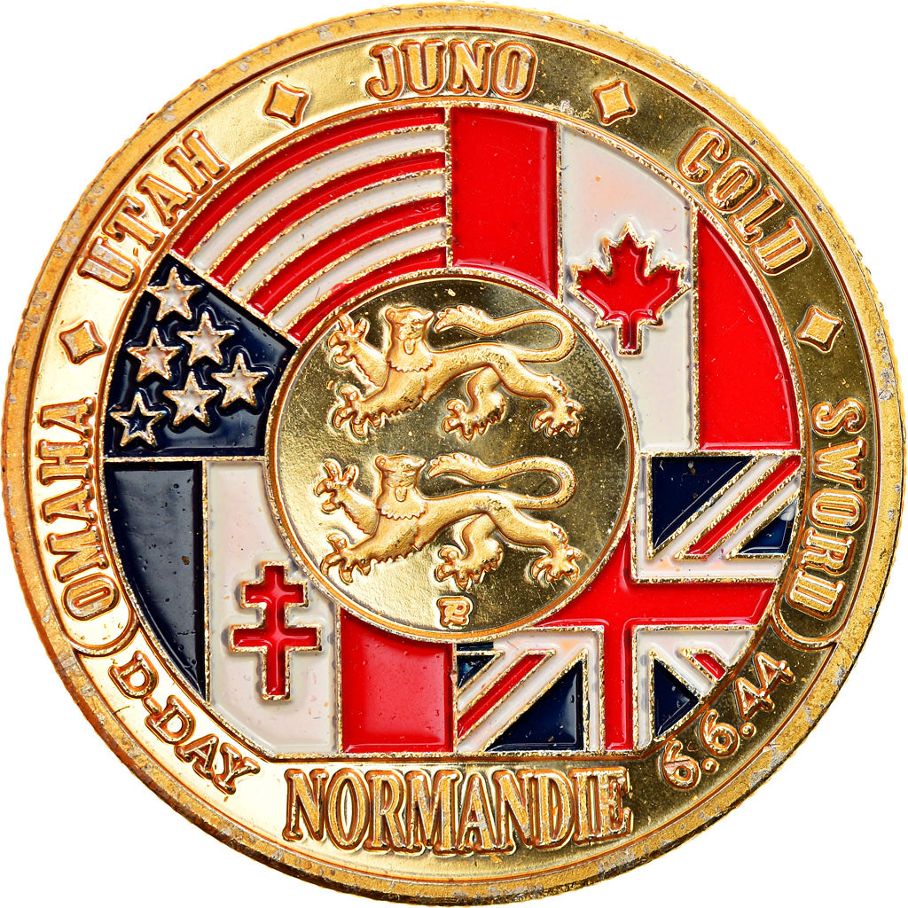 France, Token, D-Day - 50th Northumbrian Division - Gold Beach, AU(55-58)