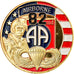 Francia, Token, D-Day - 82nd Airborne Division, EBC, Aluminio y cuproníquel