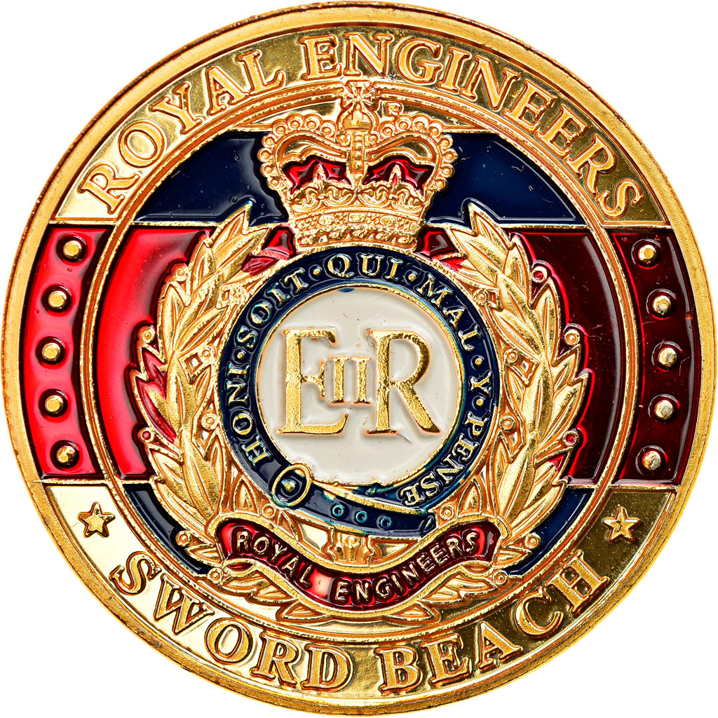 France, Token, D-Day - Sword Beach - Royal Engineers - Bob Orell, AU(55-58)