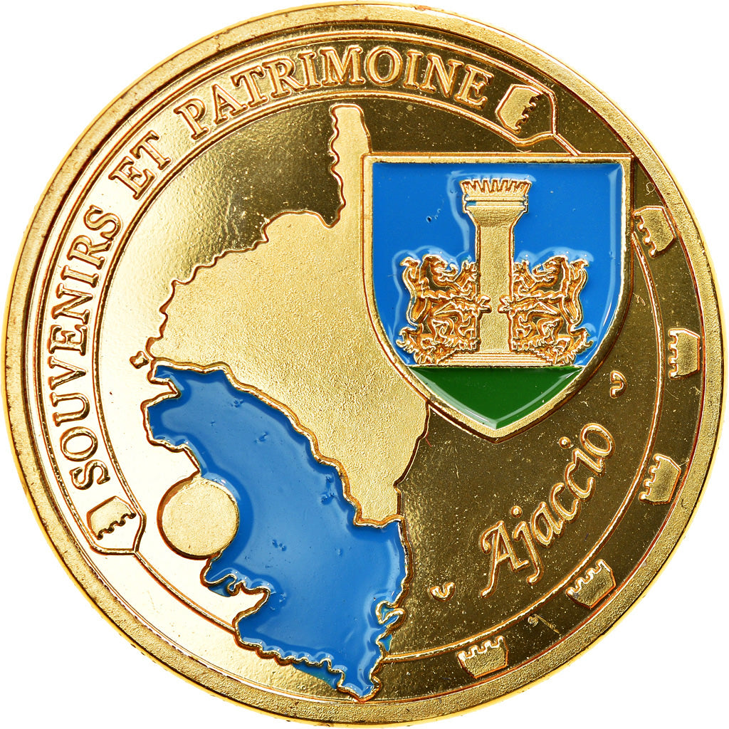 France, Jeton, Corse - Ajaccio, Souvenirs et Patrimoine, SUP, Cupro-nickel
