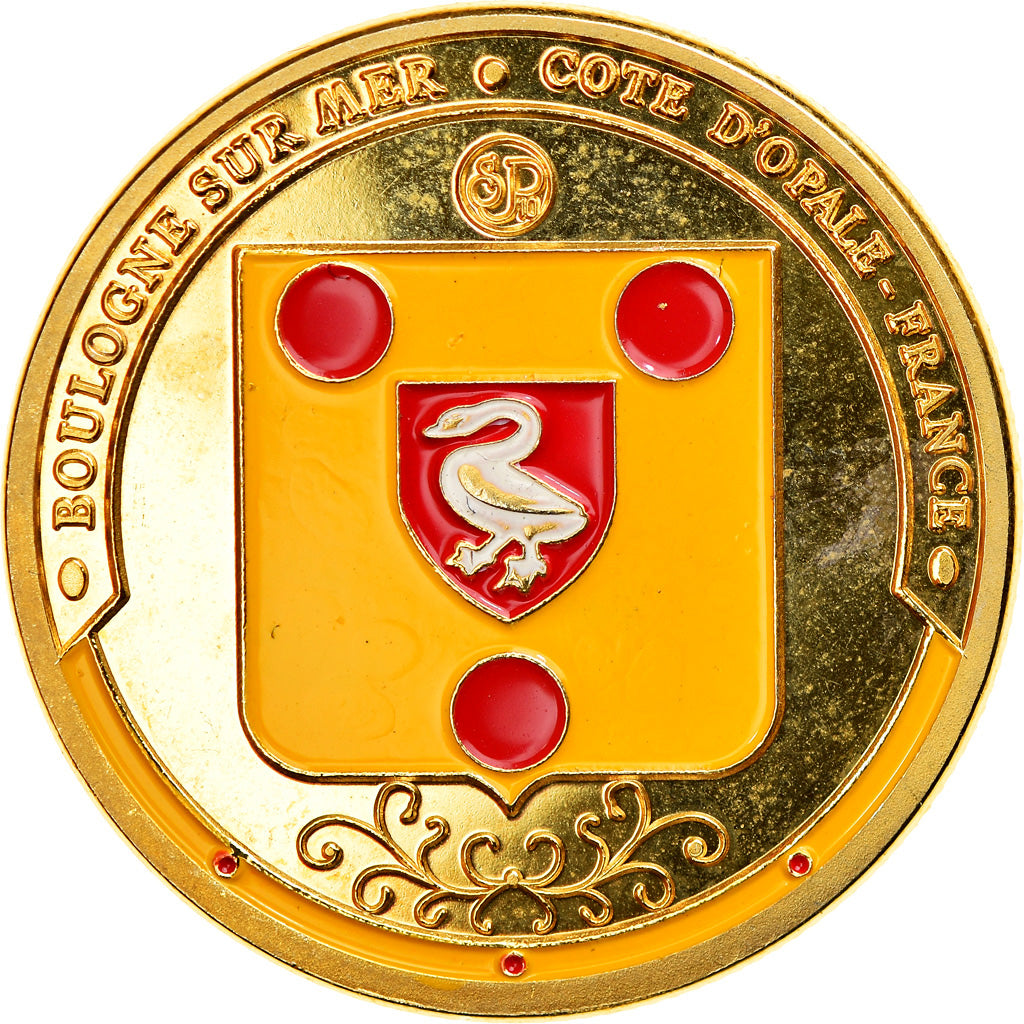 France, Token, Ville de Boulogne sur mer, Souvenirs et Patrimoine, AU(55-58)
