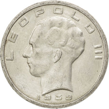 Münze, Belgien, 50 Francs, 50 Frank, 1939, SS+, Silber, KM:122.1