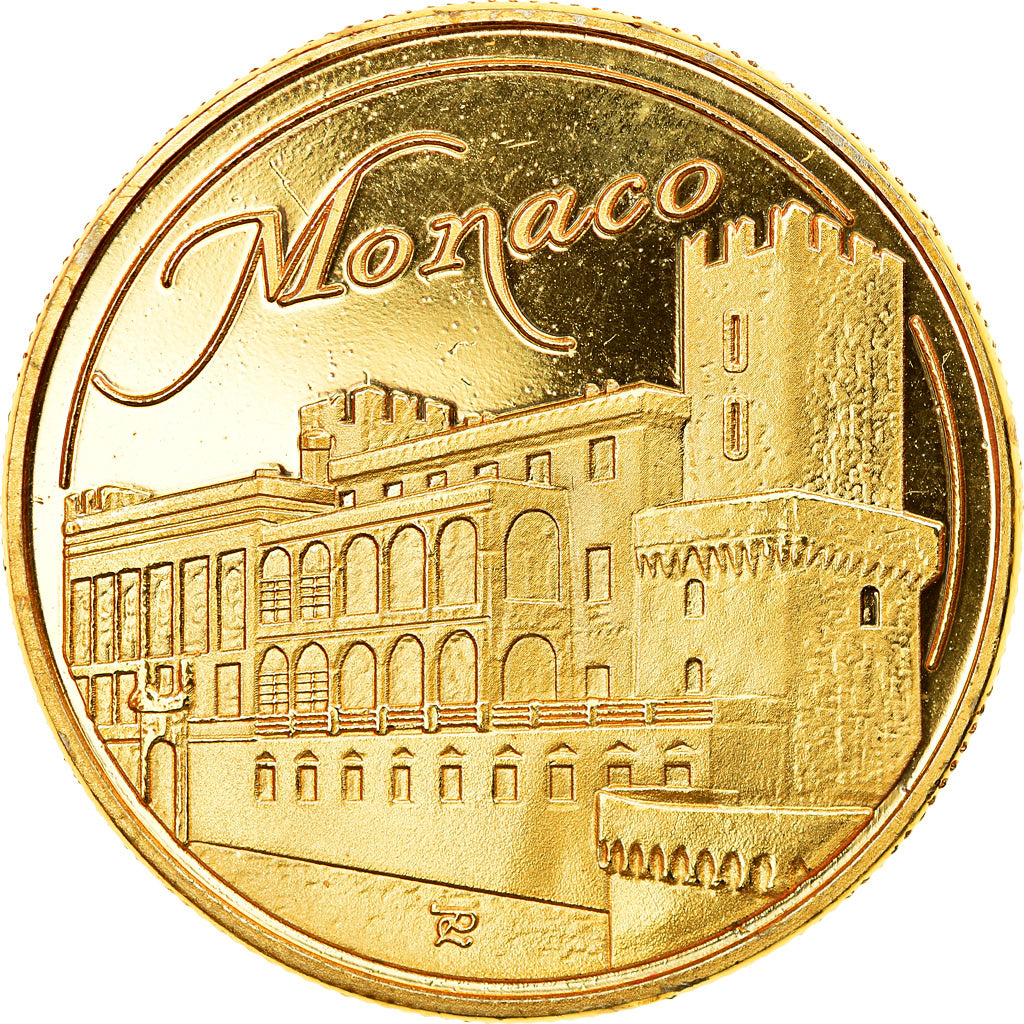 France, Token, 98/ Monaco - Le Rocher, Souvenirs et Patrimoine, AU(55-58)
