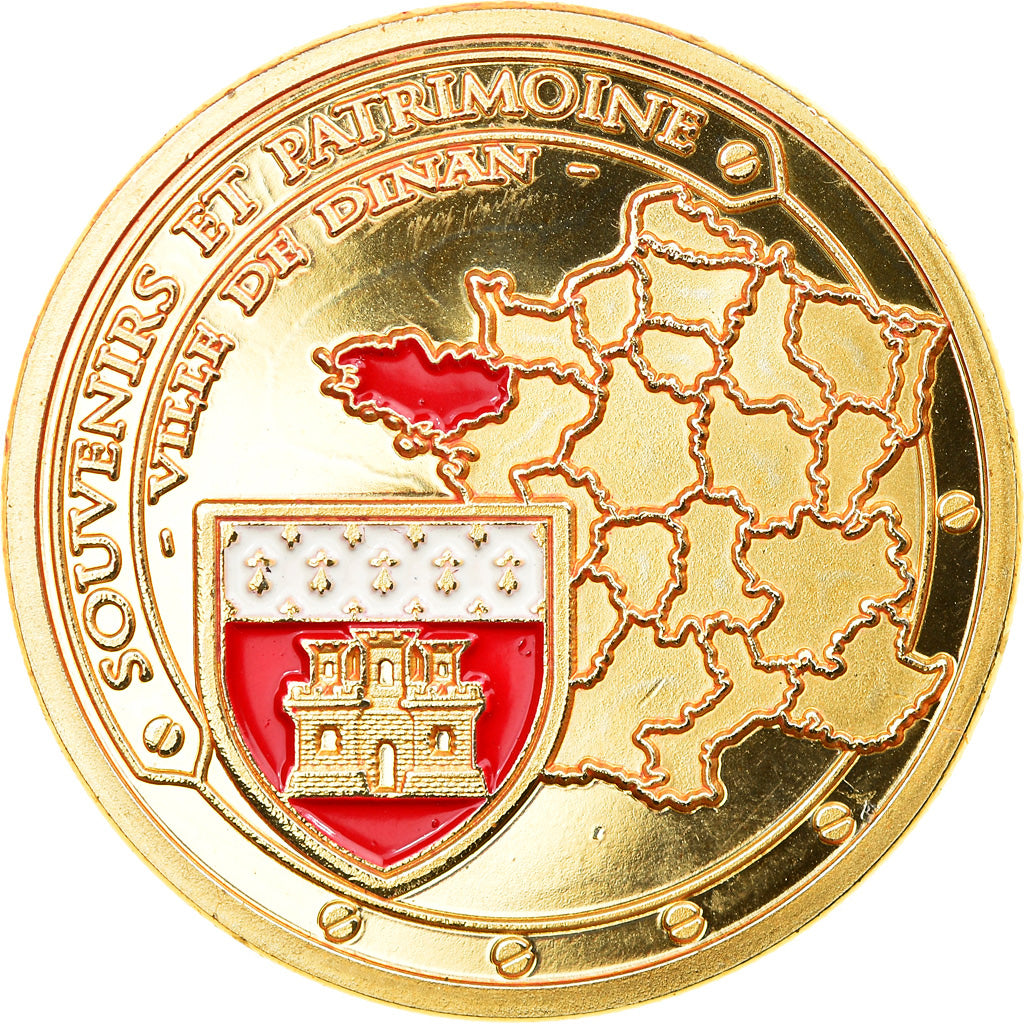 France, Jeton, 22/ Cité Médiévale - Dinan, Souvenirs et Patrimoine, SUP