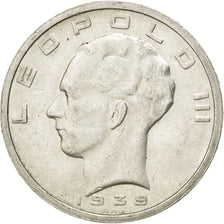 Coin, Belgium, 50 Francs, 50 Frank, 1939, AU(55-58), Silver, KM:122.1