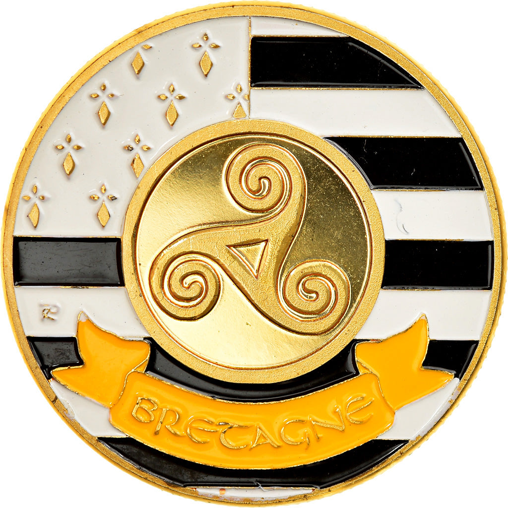 Frankrijk, Token, Bretagne - Breizh, Souvenirs et Patrimoine, PR, Cupro-nickel