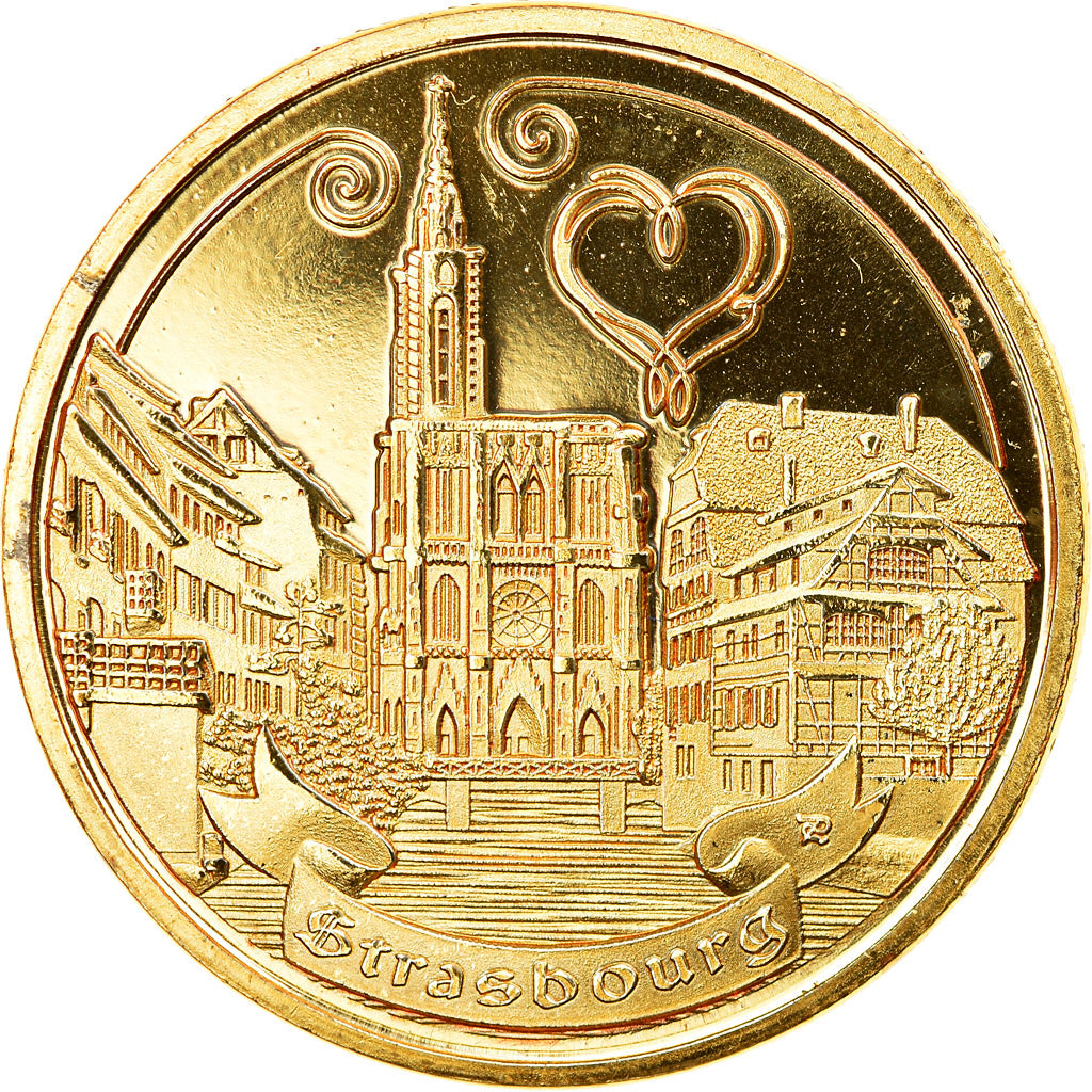 Francja, Token, 67/ Strasbourg - Cathédrale, Undated, Souvenirs et Patrimoine