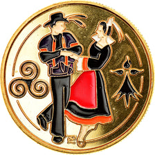 Frankreich, Token, Bretagne - Danse bretonne, Souvenirs et Patrimoine, VZ