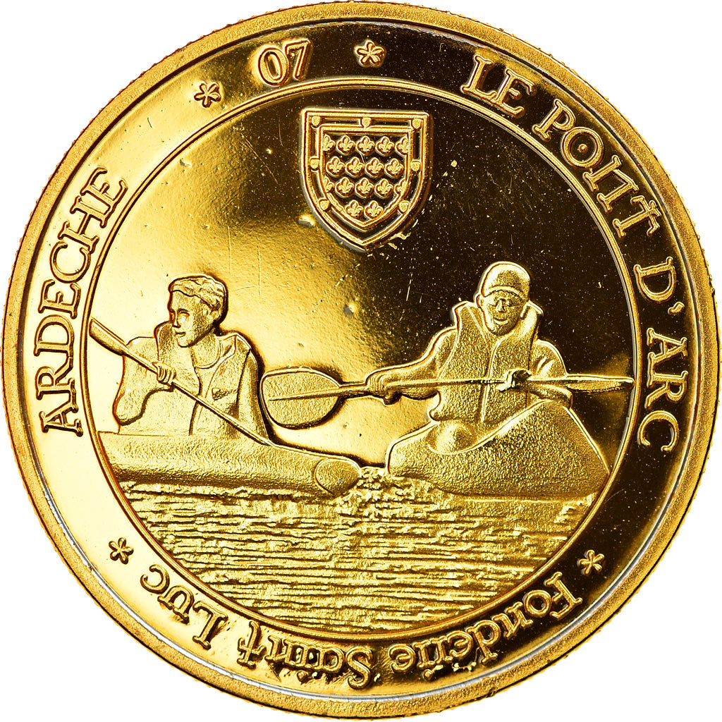 Francja, Token, Ardèche - Le pont d'Arc, Undated, Fonderie Saint-Luc