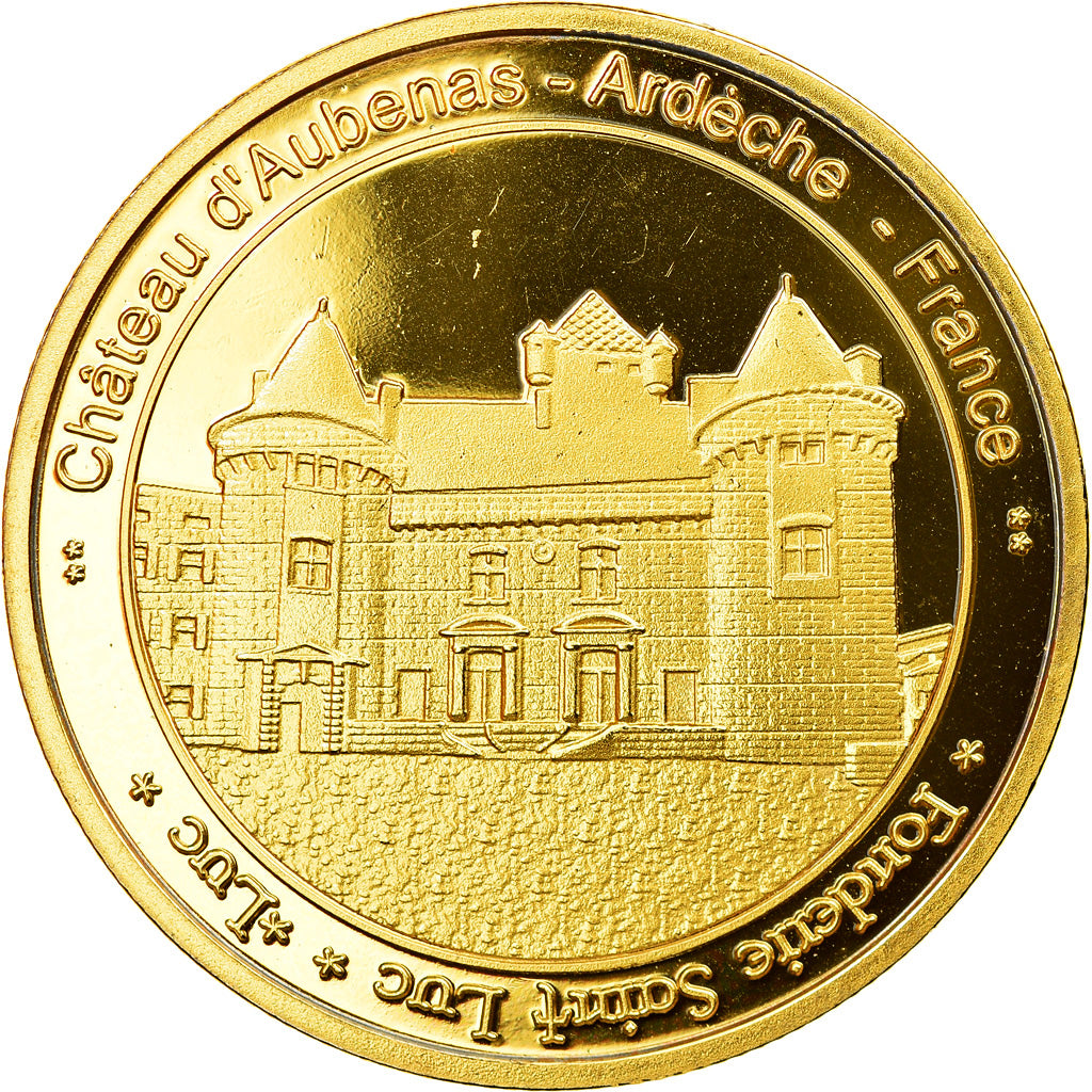 France, Jeton, Ardèche - Aubenas -  Château, Fonderie Saint-Luc, SUP
