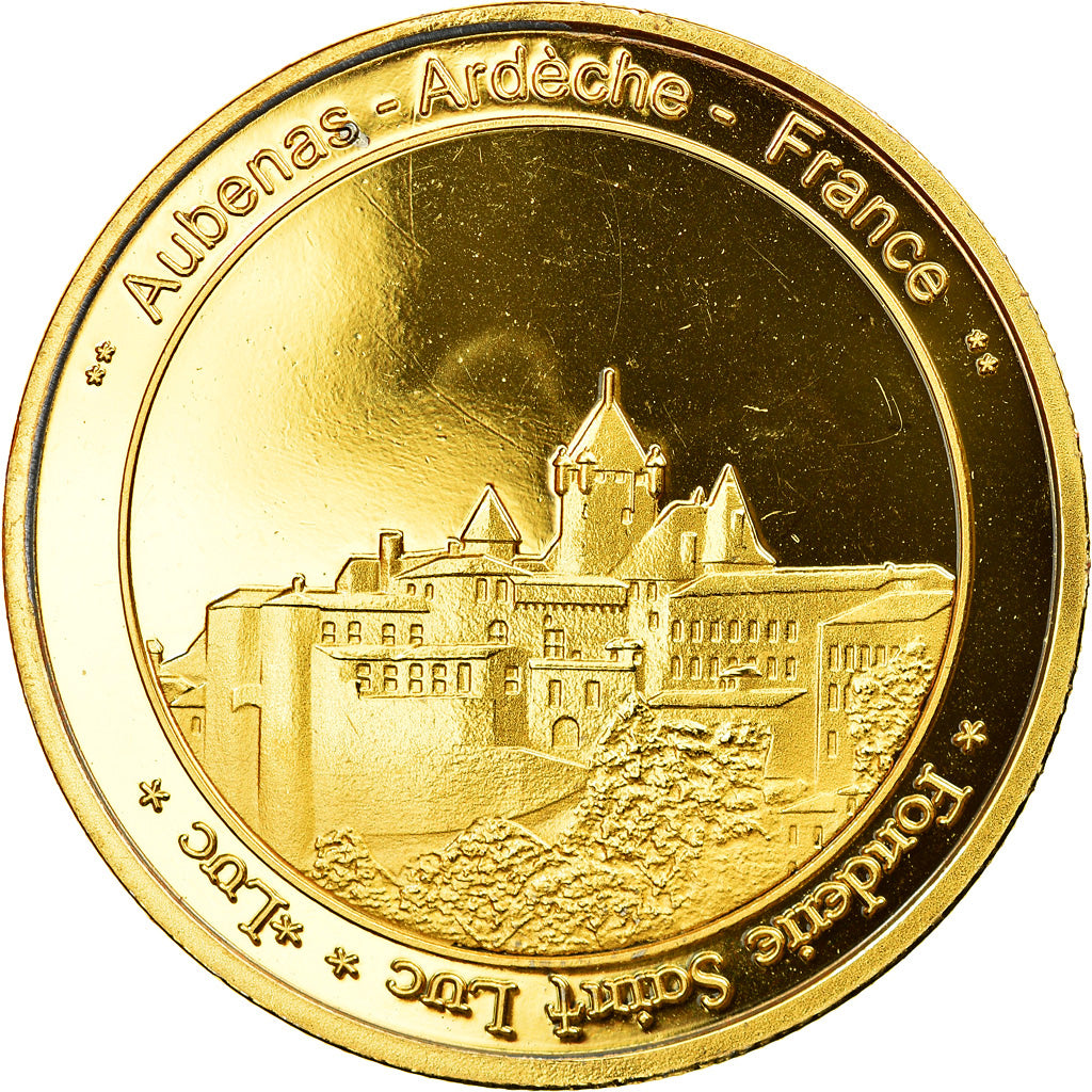 France, Jeton, Ardèche - Aubenas -  Château, Fonderie Saint-Luc, SUP