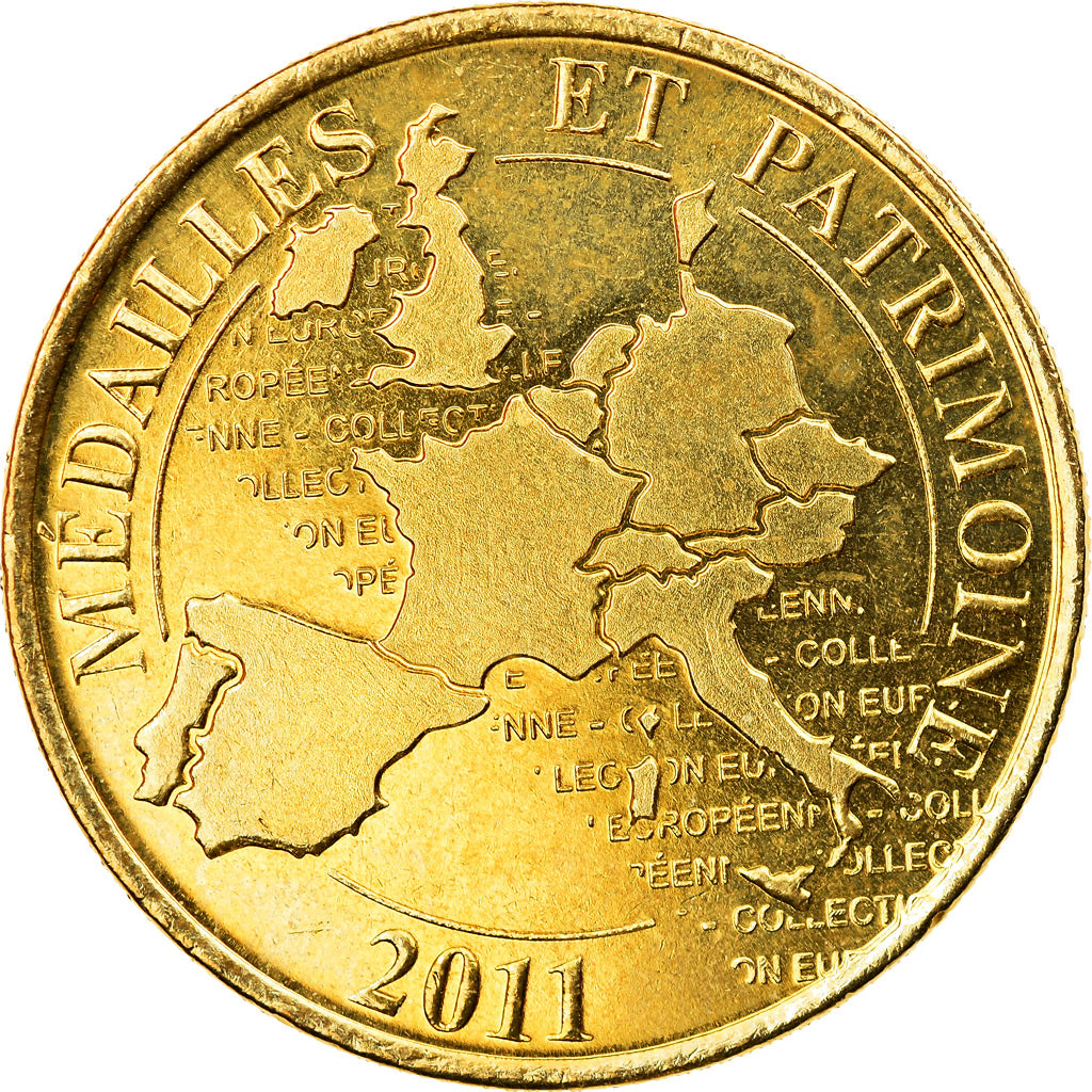 Frankrijk, Token, Caen - Mémorial n°1, 2011, Médailles et Patrimoine, PR
