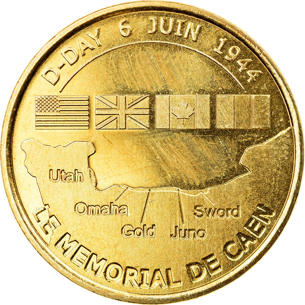 Frankrijk, Token, Caen - Mémorial n°1, 2013, Médailles et Patrimoine, PR