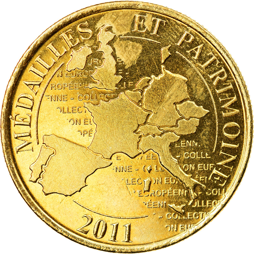 France, Token, Caen - Mémorial n°2, 2011, Médailles et Patrimoine, AU(55-58)