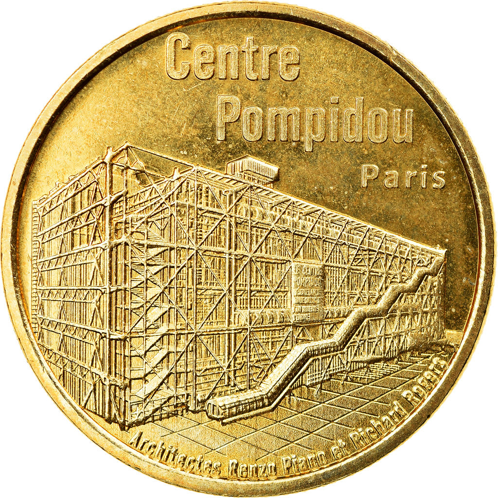 France, Token, Paris - Centre Pompidou, Undated (2012), Médailles et