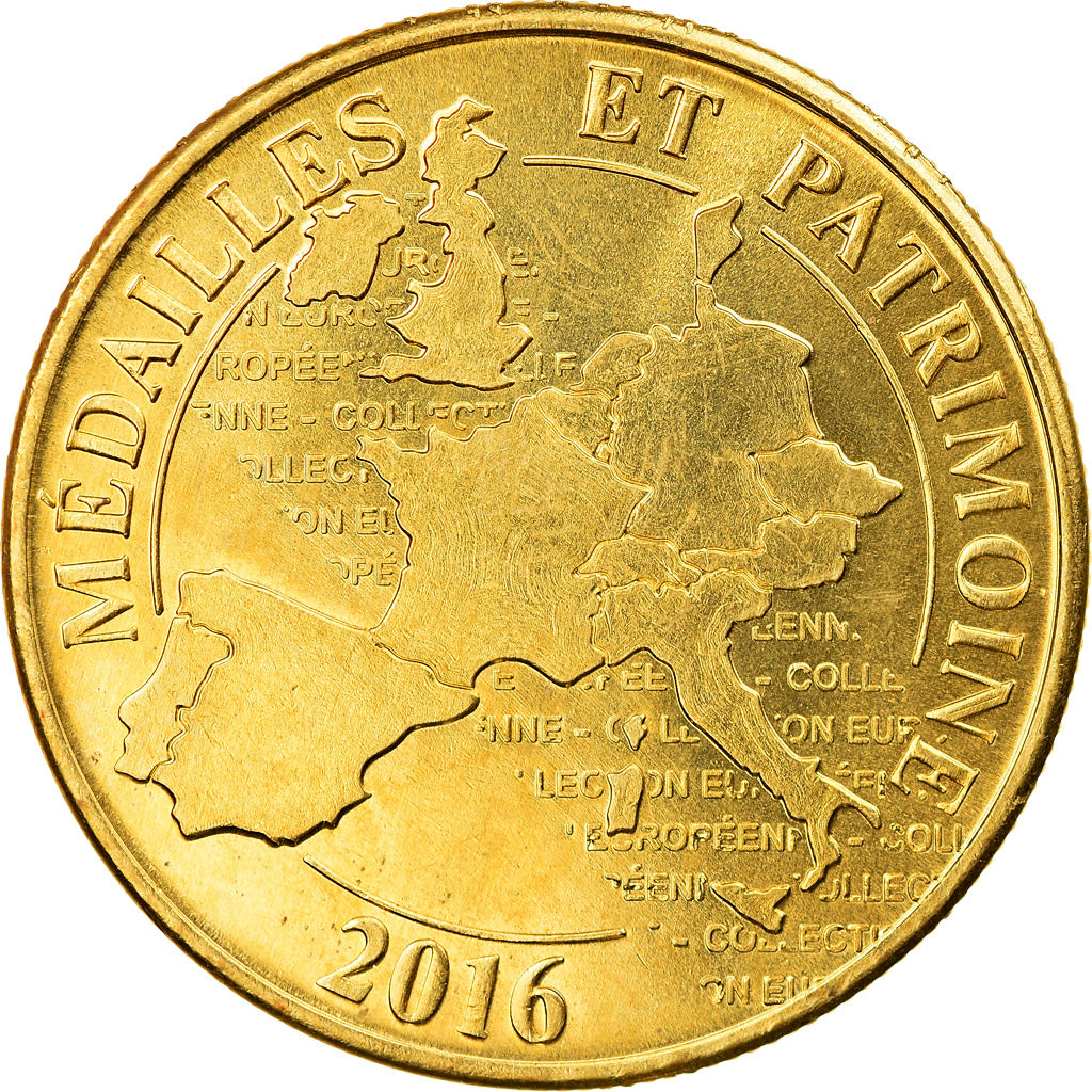 France, Token, Cathédrale Notre-Dame, Reims, 2016, Médailles et Patrimoine